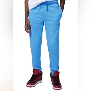 NEW Jordan Brooklyn Fleece Sweatpants Joggers 95D234-U25 Legend Blue Youth Sz M